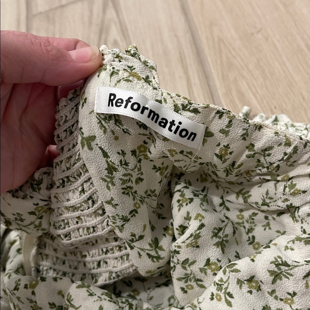 Reformation Bondi Floral Dress In color Ivy Sz 2 - Picture 6 of 11